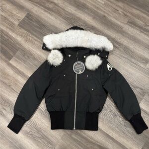 Moose Knuckles Black Down-Filled Jacket